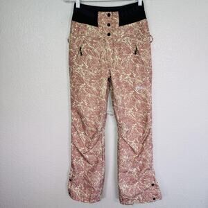 Picture Organic Ski Pants Womens Small Treva Printed Pants Dryplay Snowboard